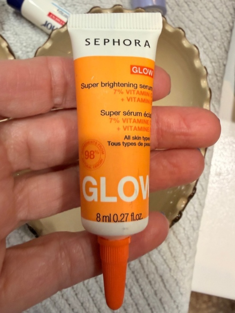 SEPHORA Super Brightening Serum with 7% Vitamin C + Vitamin E Glow NEW 8mL
